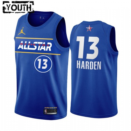 Kinder NBA Brooklyn Nets Trikot James Harden 13 2021 All-Star Jordan Brand Blau Swingman